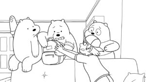 coloriage We Bare Bears de pour enfants