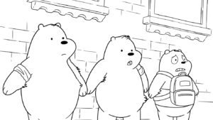 coloriage We Bare Bears a dessiner en ligne
