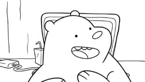 coloriage We Bare Bears pour primaire
