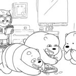 coloriage We Bare Bears gratuit a imprimer