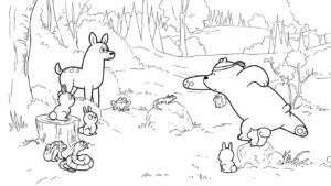 coloriage We Bare Bears pour enfants à télécharger