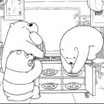 coloriage We Bare Bears à imprimer pdf gratuit