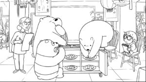 coloriage We Bare Bears à imprimer pdf gratuit