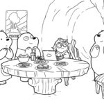 coloriage We Bare Bears à imprimer pour enfant de 4 ans