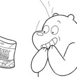coloriage We Bare Bears pour enfant de 3 ans