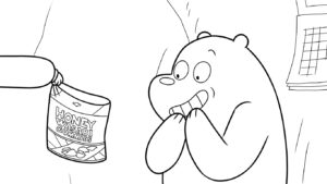 coloriage We Bare Bears pour enfant de 3 ans