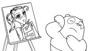 coloriage We Bare Bears à imprimer pour enfant de 10 ans
