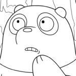image pour coloriage We Bare Bears enfant