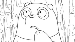 image pour coloriage We Bare Bears enfant
