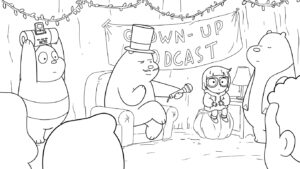 coloriage We Bare Bears à imprimer pour enfant de 8 ans