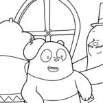 imprimer coloriage We Bare Bears pour enfant