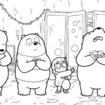 coloriage We Bare Bears a dessiner en ligne