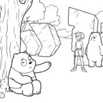 coloriage We Bare Bears à imprimer a4