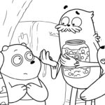 coloriage We Bare Bears à imprimer pdf gratuit