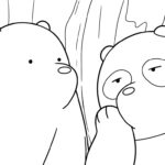 coloriage We Bare Bears gratuit à imprimer