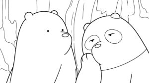 coloriage We Bare Bears gratuit à imprimer