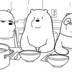 coloriage We Bare Bears a imprimer gratuit