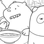 imprimer coloriage We Bare Bears gratuit