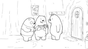 coloriage We Bare Bears à imprimer gratuit