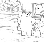 coloriage We Bare Bears pour enfant de à imprimer