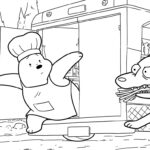 coloriage We Bare Bears pour bebe a imprimer