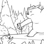 coloriage We Bare Bears et dessin a imprimer