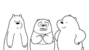 image pour coloriage We Bare Bears enfant
