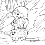 coloriage We Bare Bears de pour enfants