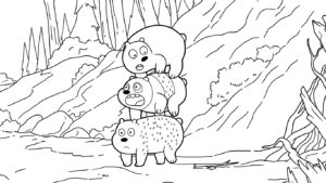 coloriage We Bare Bears de pour enfants