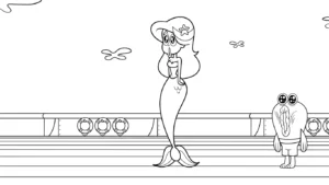 coloriage Zig e Sharko pour enfants