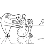 coloriage Zig e Sharko pour enfant de à imprimer