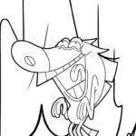 coloriage Zig e Sharko a imprimer gratuitement