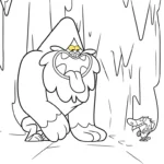 coloriage Zig e Sharko a colorier en ligne gratuitement