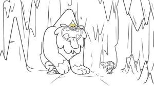 coloriage Zig e Sharko a colorier en ligne gratuitement
