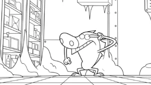coloriage Zig e Sharko à imprimer pour enfant de 6 ans