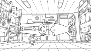 coloriage Zig e Sharko gratuit en ligne