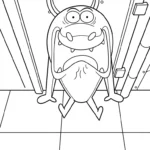 image pour coloriage Zig e Sharko enfant
