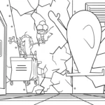 coloriage Zig e Sharko a dessiner et imprimer