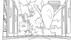 coloriage Zig e Sharko a dessiner et imprimer