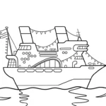 coloriage Zig e Sharko à imprimer pour enfant de 3 ans