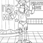 coloriage FNAF a colorier en ligne gratuitement
