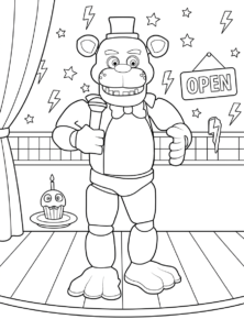 coloriage FNAF et apprentissage