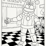 coloriage FNAF à imprimer