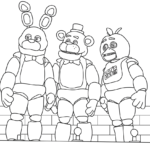 coloriage FNAF a dessiner et imprimer