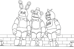 coloriage FNAF a dessiner et imprimer