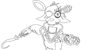 coloriage FNAF pour enfants à télécharger