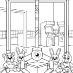 coloriage FNAF pour enfants à télécharger