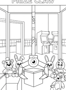 coloriage FNAF pour enfants à télécharger