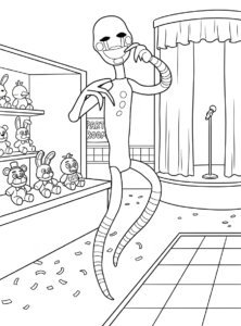 imprimer coloriage FNAF gratuit