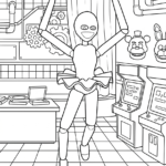 coloriage FNAF a colorier en ligne